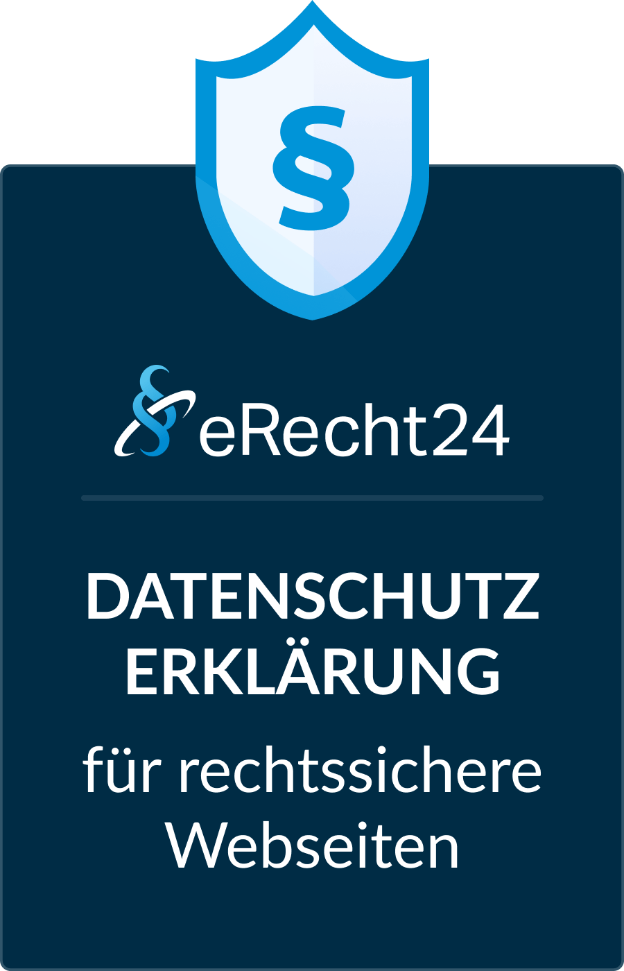 Datenschutz-Siegel von eRecht24