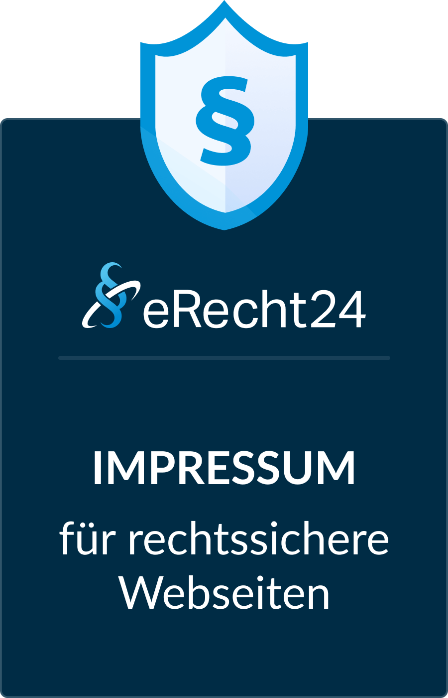 Impressum-Siegel von eRecht24